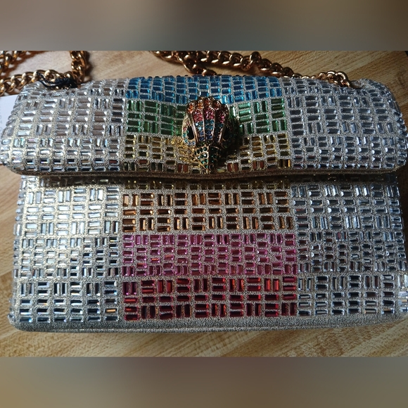 Kurt Geiger NWT Glass Stones Kensington W/ Extra Stones & Dustbag - Picture 10 of 13